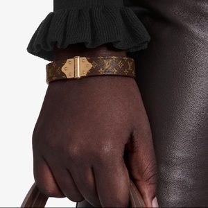 Louis Vuitton Nano Monogram bracelet - Brown, Brass Wrap